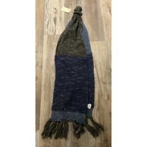 Universal Thread Blue Multicolor Colorblock Scarf ONE SIZE